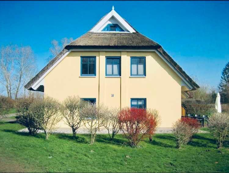 Komfortables Reetdachferienhaus Hasel 1 Puddemin Exterior photo